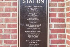 Xenia Trail Town Dedication
